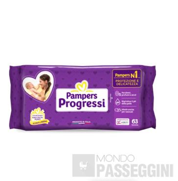 PAMPERS PROGRESSI SALVIETTE SENSITIVE 63PZ