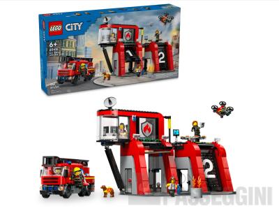 LEGO CITY CASERMA DEI POMPIERI E AUTOPOMPA 60414